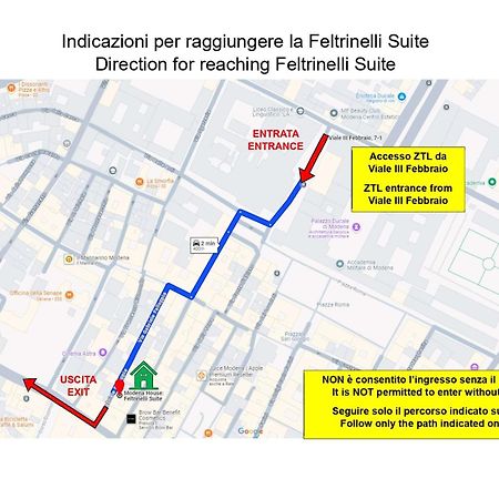 Feltrinelli Suite Modena Eksteriør bilde